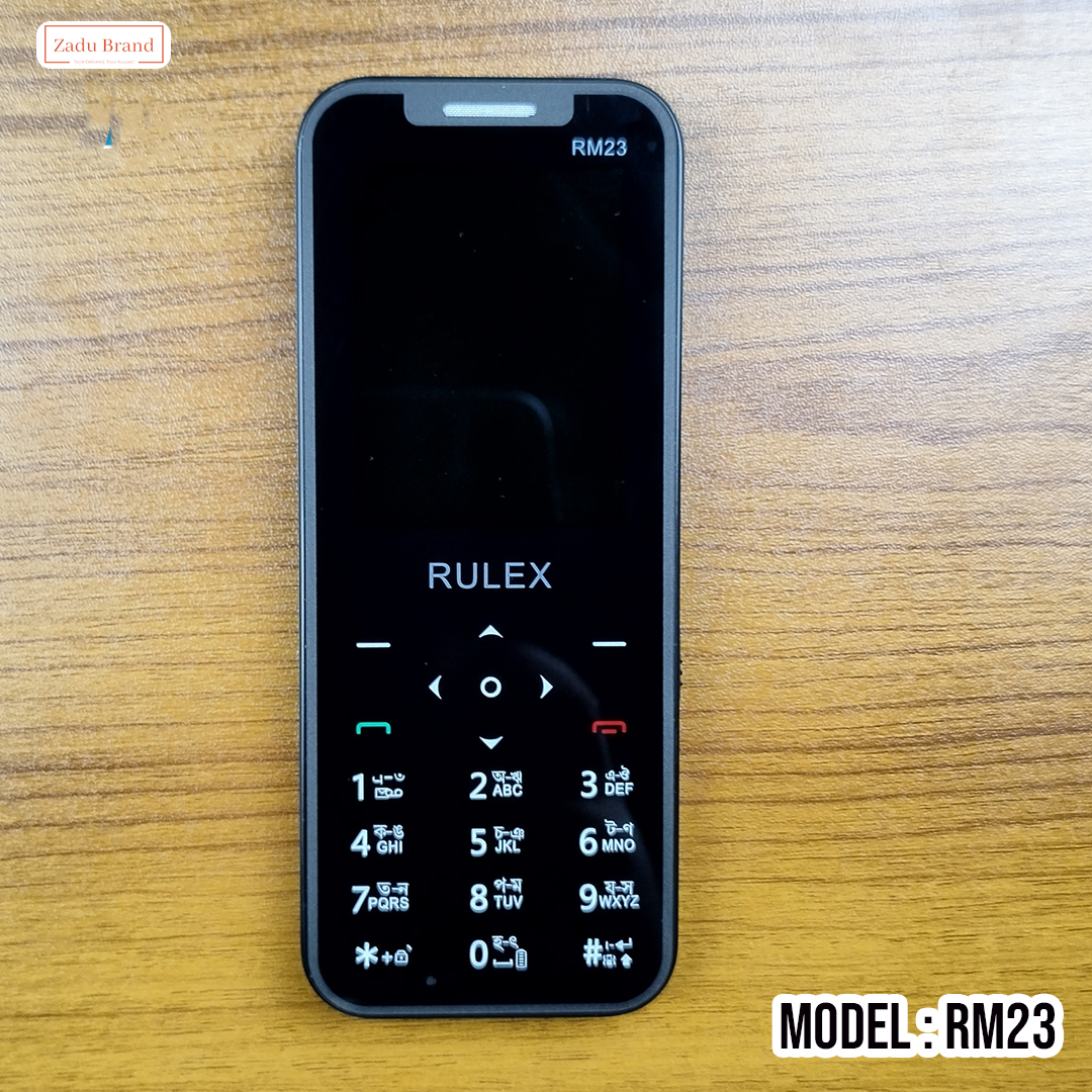 RM23 Luxury Design Phone -2.4 Display- 4sim -powerful torch-2500mah Big Battery-1 years warranty-BLUE