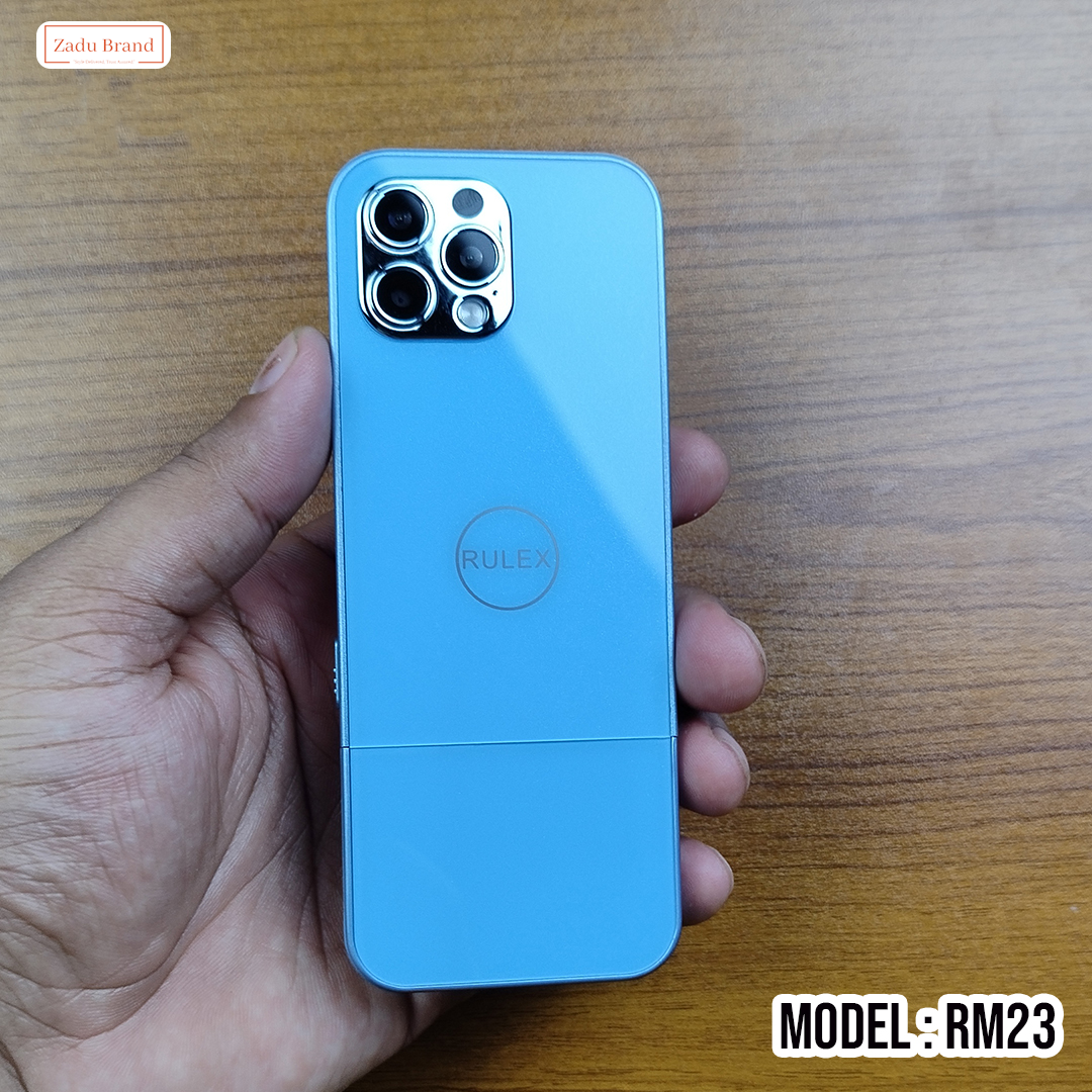 RM23 Luxury Design Phone -2.4 Display- 4sim -powerful torch-2500mah Big Battery-1 years warranty-BLUE